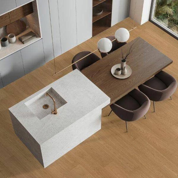 Suelo vinílico SPC en interior